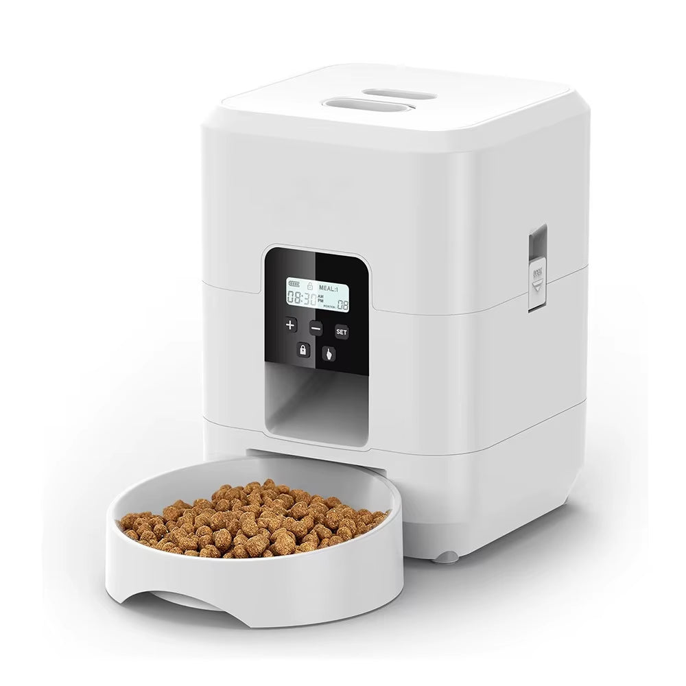 2L Smart Pet Feeder Automatic Cat Food Dispenser Cat Dog Bowl Automatic Cat Feeder Dog Slow Food Machine with Timed Quantitative