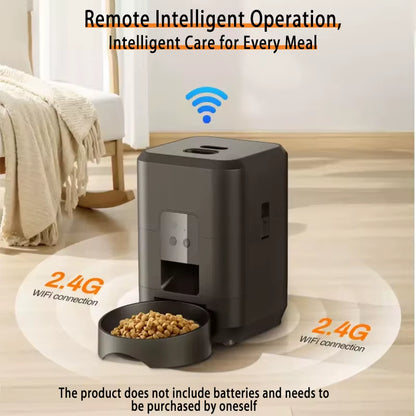 2L Smart Pet Feeder Automatic Cat Food Dispenser Cat Dog Bowl Automatic Cat Feeder Dog Slow Food Machine with Timed Quantitative