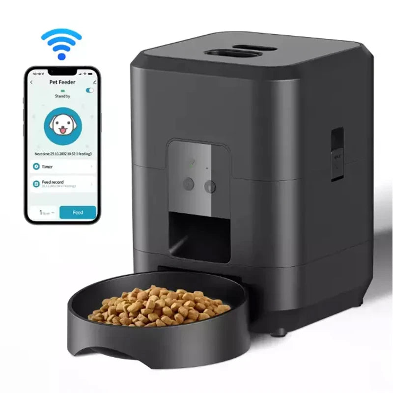 2L Smart Pet Feeder Automatic Cat Food Dispenser Cat Dog Bowl Automatic Cat Feeder Dog Slow Food Machine with Timed Quantitative